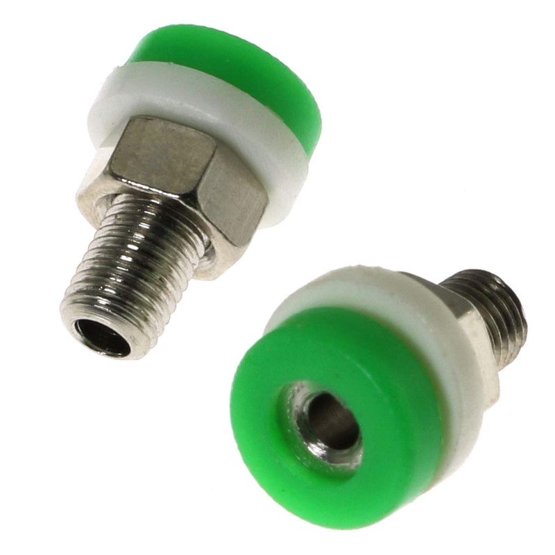 RLECS 10-Pack 2.0 Banana Plug Female Socket with M4 Screw Thread,Small Binding Post Terminal Connector PCB Panel Mount Jack 5 Colors(2pcs of Each Color) - Image 3